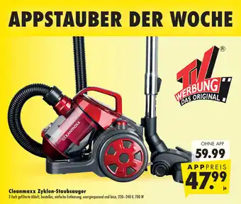 Mäc Geiz Cleanmaxx Zyklon-Staubsauger Angebot