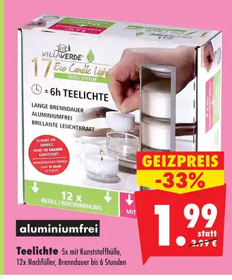 Mäc Geiz VillaVerde Teelichte Angebot