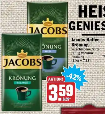 AEZ Jacobs Kaffee Krönung 500g Angebot