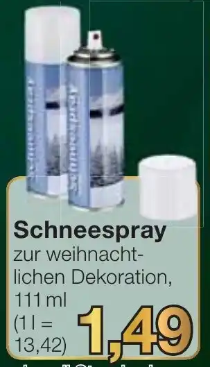 Jawoll Schneespray 111 ml Angebot