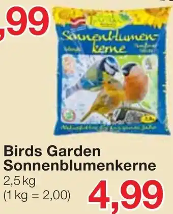 Jawoll Birds Garden Sonnenblumenkerne 2,5 kg Angebot