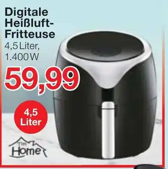 Jawoll Tim Home Digitale Heißluft Fritteuse 4,5 Liter Angebot