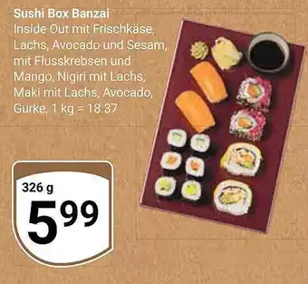 Globus Sushi box banzai Angebot