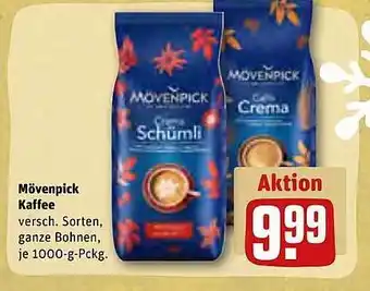 REWE Mövenpick kaffee Angebot