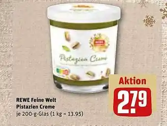 REWE Kaufpark Rewe feine welt pistazien creme Angebot