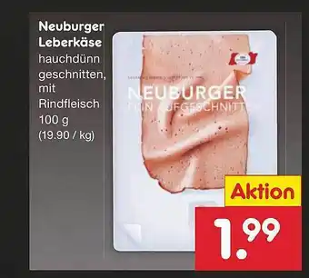 Netto Marken-Discount Neuburger leberkäse Angebot