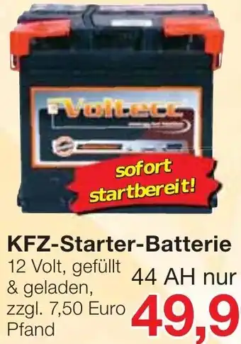 Jawoll KFZ Starter Batterie 44 AH Angebot