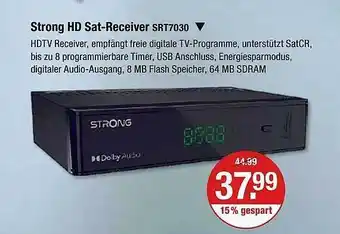 V Markt Strong hd sat-receiver srt7030 Angebot