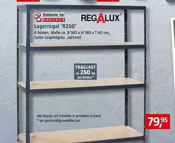Bauhaus Regalux lagerregal 'r250' Angebot