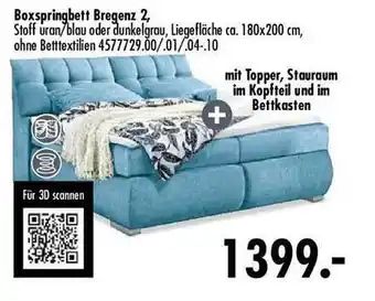 Möbel Boss Boxspringbett bregenz 2 Angebot