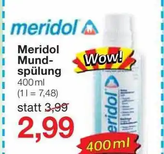 Jawoll Meridol mundspülung Angebot