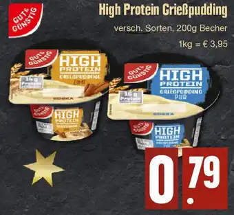 Edeka Gut & Günstig High Protein Grießpudding 200g Becher Angebot