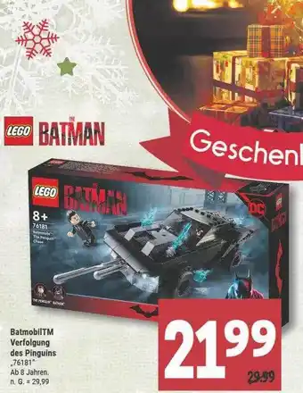 Marktkauf Batmobiltm verfolgung des pinguins 76181 Angebot