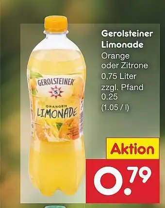 Netto Marken-Discount Gerolsteiner limonade Angebot