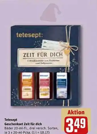 REWE Tetesept geschenkset zeit für dich Angebot