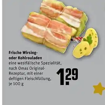 REWE Frische wirsing- oder kohlrouladen Angebot