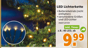 Globus Baumarkt LED Lichterkette Angebot