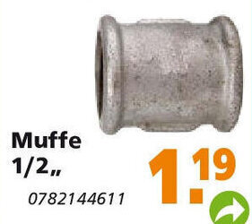 Globus Baumarkt Muffe 1/2 Angebot