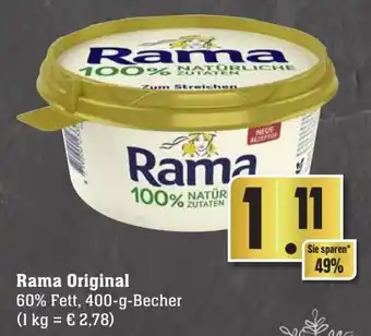 Edeka Neukauf Rama Original 400 g Becher Angebot