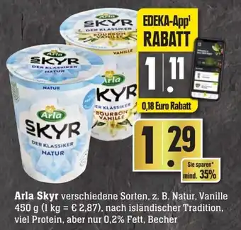 Edeka Neukauf Arla Skyr 450 g Becher Angebot