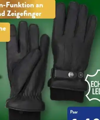 Aldi Nord Herren leder-handschuhe Angebot