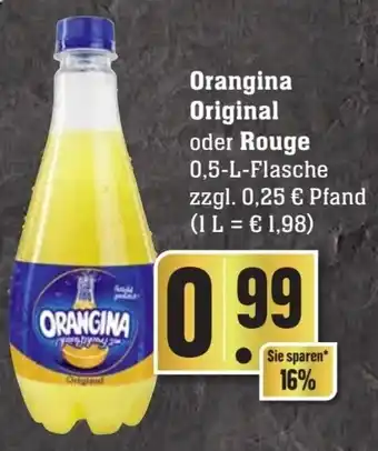 Edeka Neukauf Orangina Original oder Rouge 0,5 L-Flasche Angebot