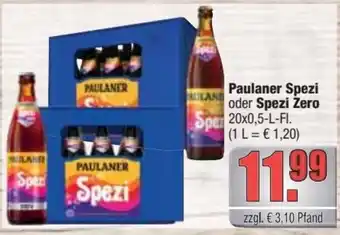 alldrink Paulaner Spezi oder Spezi Zero 20x0,5 L-Fl. Angebot