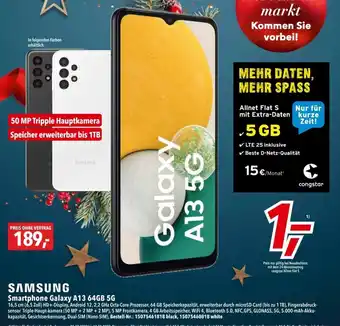 dodenhof Samsung Smartphone Galaxy A13 64GB 5G Angebot