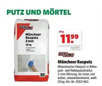 Hagebau Go-on! münchner rauputz Angebot