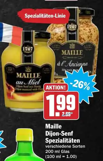 AEZ Maille Dijon Senf Spezialitäten 200ml Glas Angebot