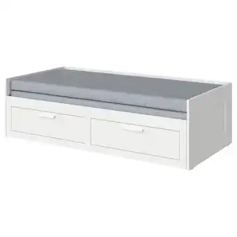 IKEA Brimnes tagesbett/2 schubladen/2 matratzen weiß/ågotnes fest Angebot