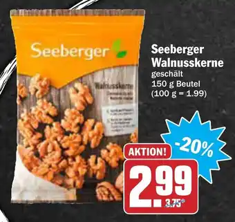 AEZ Seeberger Walnusskerne 150g Beutel Angebot