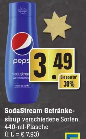 Edeka Neukauf Sodastream Getränkesirup 440 ml Flasche Angebot