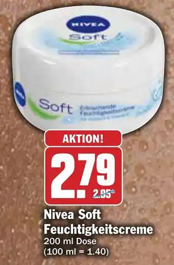 AEZ Nivea Soft Feuchtigkeitscreme 200ml Angebot