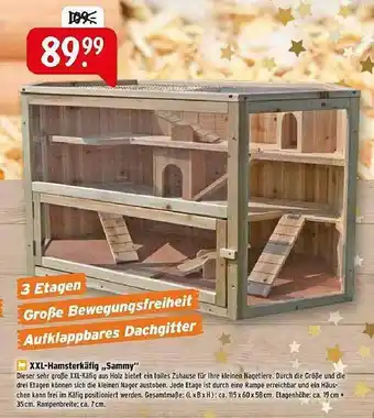 Raiffeisen Markt Xxl-hamsterkäfig „sammy“ Angebot