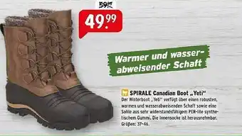 Raiffeisen Markt Spirale canadian boot yeti Angebot