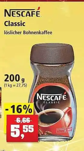 Thomas Philipps Nescafé classic Angebot