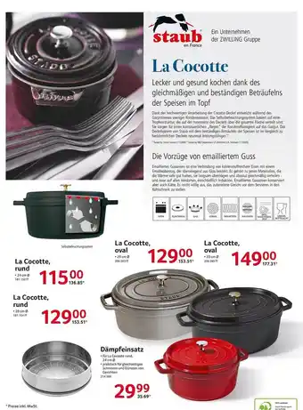 Selgros Staub la cocotte Angebot