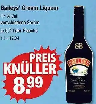 V Markt Bailey's cream liqueur Angebot