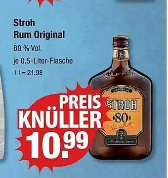 V Markt Stroh rum original Angebot