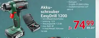 Selgros Akkuschrauber easydrill 1200 Angebot