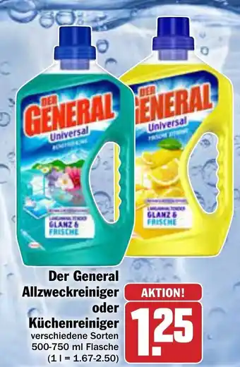 AEZ Der General Allzweckreiniger oder Küchenreiniger 500-750ml Angebot