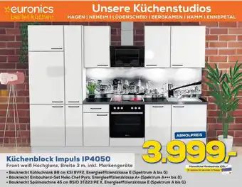 Euronics Berlet Küchenblock impuls ip4050 Angebot