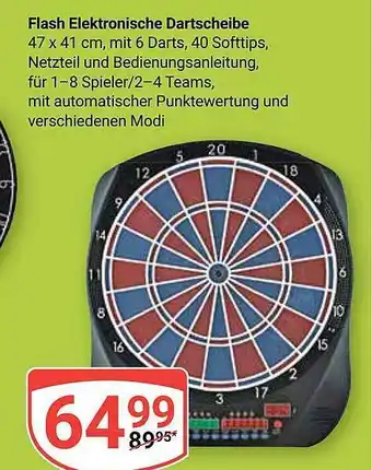 Globus Flash elektronische dartscheibe Angebot