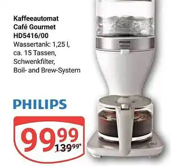 Globus Kaffeeautomat café gourmet hd5416-00 philips Angebot