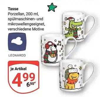 Globus Leonardo tasse Angebot