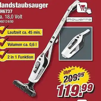 Poco Rowenta handstaubsauger h6737 Angebot