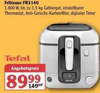 Globus Tefal Fritteuse FR3140 Angebot