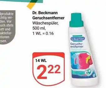 Globus Dr. beckmann geruchsentferner Angebot