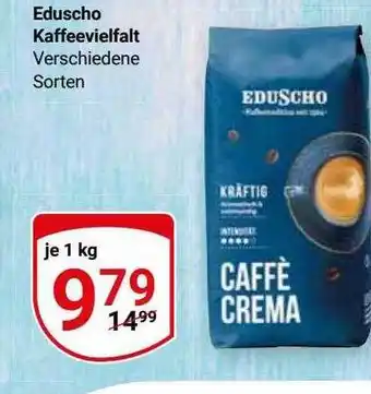 Globus Eduscho kaffevielfalt Angebot